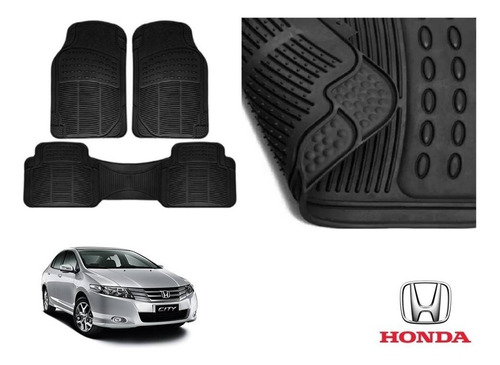 Tapete Uso Rudo Honda City 2010 A 2013 Rubber Black Original