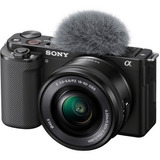Câmera Sony Zv-e10 + Lente 16-50mm F/3.5-5.6 Oss + Nf-e **