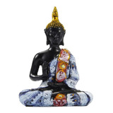 Figura Buda En Meditación Estatua Decorativa Celeste