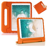 Funda De iPad 10.2 (8a 7a Gen) Apoll Para Ninos Naranja