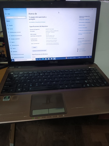 Notebook Asus  K35s  I5 2430 8gb Ssd240