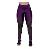 Roupa De Ginática Legging Feminina Cirrê 3d Poliamida Com Te