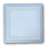 Panel Foco Led Cuadrado Embutido Borde Calido 18w