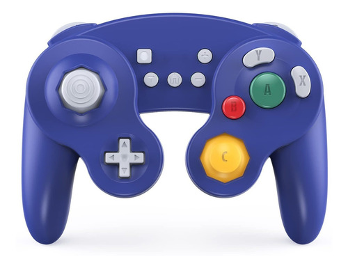 Control Gamecube Azul Wireless Para Nintendo Switch/lite/pc/