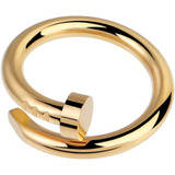 Soozee Nail Ring 18k Yellow Gold / White Gold Clou Ring Love