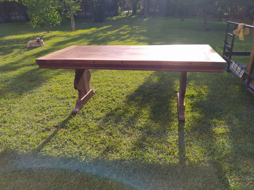 Mesa De Algarrobo De 1.80m Con 4 Sillas