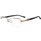 Agstum Titanium Half Rim Glasses Frame Optical Eyeglasses **