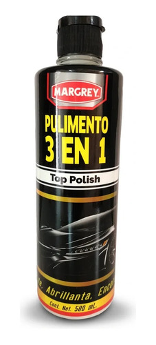 Pulimento Margrey 3 En 1 Top Polish Abrillanta Encera 500ml