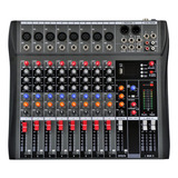 Sistema De Consola De Sonido Profesional De 8 Canales, Table