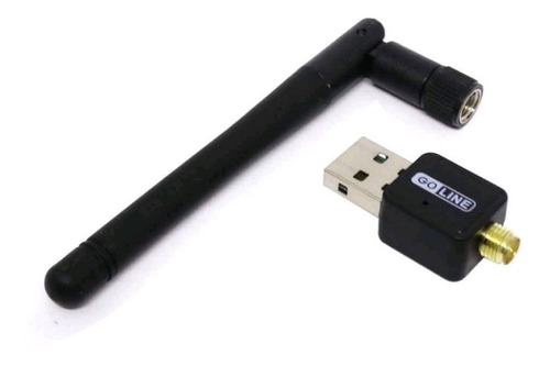 Adaptador Usb Wifi 900mbps Com Antena Gl-06t