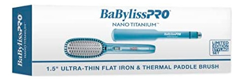 Cepillo Térmico Babylisspro Para Planchar El Cabello, Nano T