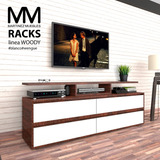 Mueble Para Tv  Rack Living Moderno  130