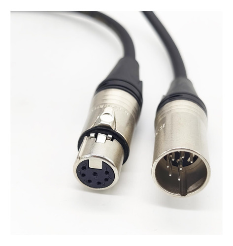 Fowiunye Cable Conector Xlr De 7 Pines, Cable De Microfono X