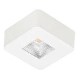 Spot Plafon Sobrepor Led Premium 5w Quadrado Pergolado