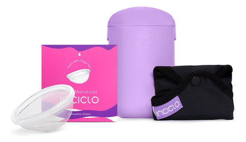 Kit Disco Menstrual + Absorvente + Cápsula Inciclo