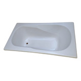 Bañera Anatomica Reforzada Fibra  100x70 Baño Ducha