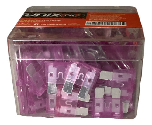 Fusible Clavija Caja Con 100 Piezas Diferentes Amperes