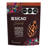 Chocolate Sicao Selecto Lacteo 44% Cacao Mexicano 1kg
