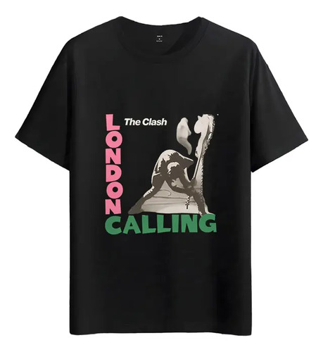 Tshirt Muscle Freaks The Clash London Calling Estilo Punk