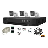 Kit Dvr Profesional De 3 Cámaras 2mp Hikvision Magnotecspa