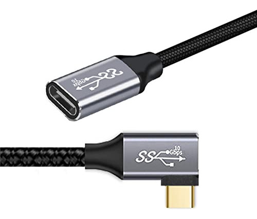 Extensión En Ángulo De 90 Grados De Chenyang, Tipo C, Usb-c,