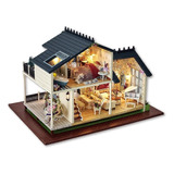 Cutebee Diy Casa Miniatura Diorama Madera Kit De Dollhouse