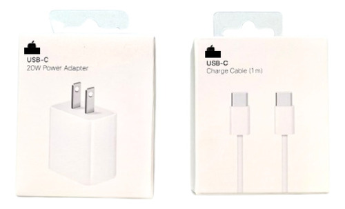 Cargador Apple Para iPhone 15 Pro Max iPad 11 Original + 1m