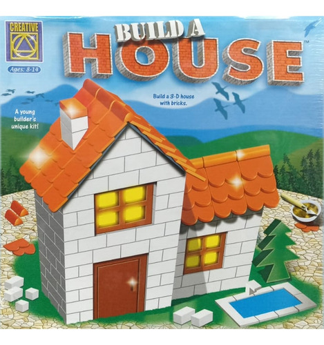 Creative 5299 Build A 3 D House W Bricks Kit