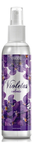 Perfume Femenino Colonia Body Splash Violetas Amodil 200ml