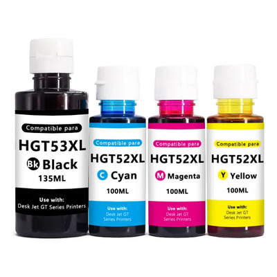 Labella Kit 4 Tintas Compatibles Con Gt53 Gt52 Smart Tank Tinta Negro \u002F Cyan \u002F Magenta \u002F Amarillo | Meses sin interés