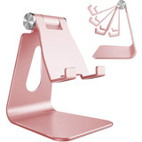 Soporte De Celular Para Escritorio Cradream Ajustable Rosa