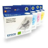 Combo Epson Iguana X 4 Colores C67 C87 Cx4100 Cx4700 Cx5700