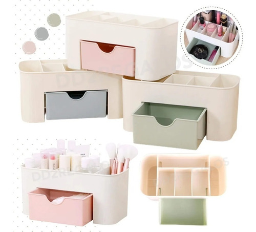 Organizador De Mesa Para Manicuría O Cosmetica Con Cojonera