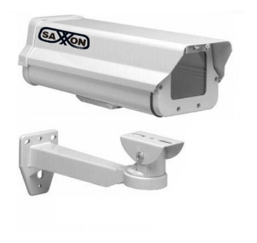 Gabinete Metalico Blanco Para Exterior Camaras Cctv + Brazo