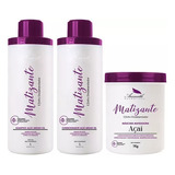 Kit Matizador Profissional Aramath Com Máscara 1 Kg