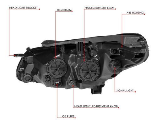 Faros Delanteros Para Hyundai Sonata 15-17 Bajo Pedido Foto 3