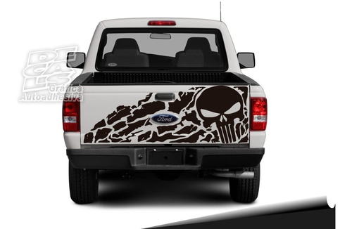 Calco Ford Ranger 2001 - 2013 Punisher Calavera Porton