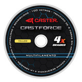 Multifilamento Caster Castforce 4x 0.18mm 600m Color Gris