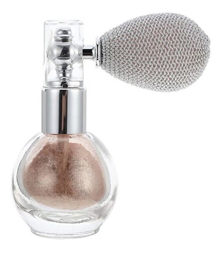 Lurrose Glitter Powder Spray Mujeres Maquillaje Cuerpo Cabe.