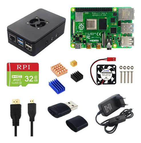 Raspberry Pi 4 Modelo B De 2/4/8 Gb De Ram, Funda, Ventilado