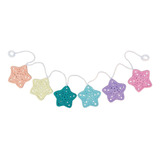 Guirnalda Estrellas Colores Pasteles Tejida Al Crochet