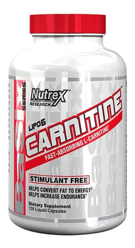 Carnitina Nutrex Lipo 6 Carnitine 120 Caps 