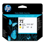 Cabezal Hp 72 C9384a Negro Mate/amarillo Original T1100 610