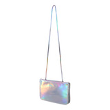 Bolsa De Ombro Holográfica Multicolorida, Bolsa Feminina Bri