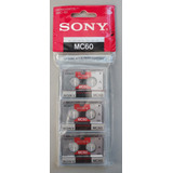 Paquete De 3 Micro Cassettes Sony Mc 60 Minutos