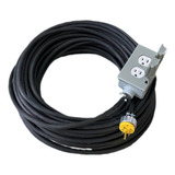 Extension Cable Uso Rudo 20m Calibre 12 Reforzada 100% Cobre