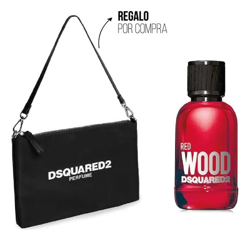 Set Perfume Mujer Dsquared2 Red Wood Pour Femme Edt 100 Ml +