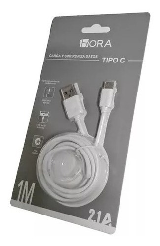 Lote 10 Pzs Cable Usb Tipo C 2.1amp 1hora Cab184 Mayoreo