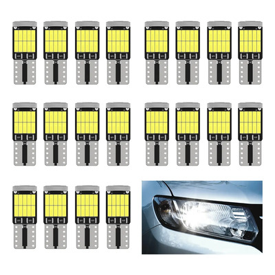 20 Piezas T10 Led Pellizco Moto Vela Cuartos 26 Led Smd Auto
