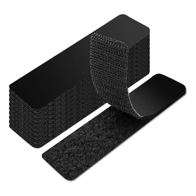 20 Juegos De Tiras Adhesivas De Doble Cara Con Velcro, 3 Cm Color Negro | MercadoLibre
